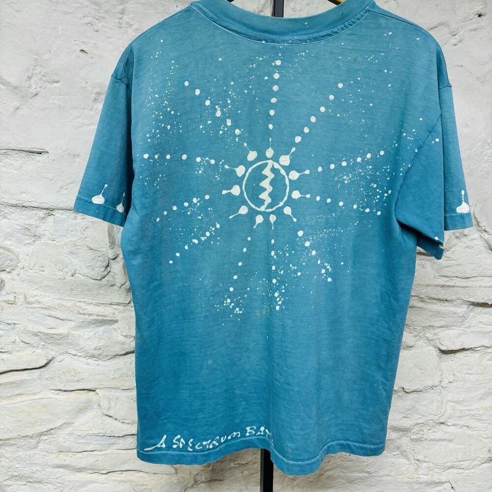 Grateful Dead April Fools Atlanta 1994 T Shirt Batik Rainbow Bear Joker Vtg 90s - Picture 8 of 12